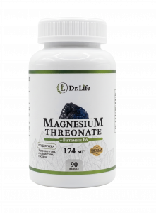 Dr.Life Magnesium Threonate + B6 90 caps / Магний