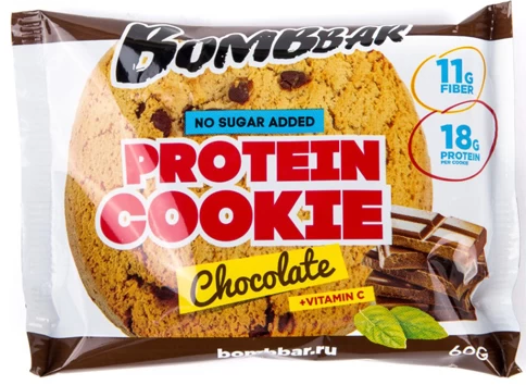 Купить bombbar protein cookie + collagen 60 g / печенье | Life