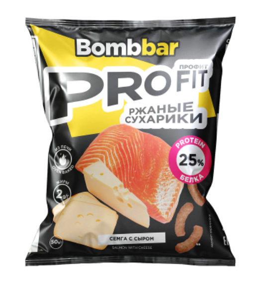 Купить bombbar profit 50 g / сухарики | Life