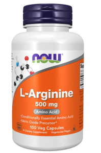 NOW L-Arginine 500 mg 100 vcaps / Аргинин