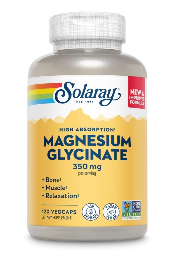 Solaray Magnesium Glycinate 350 mg 120 caps / Магний