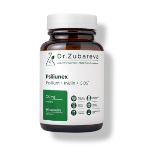 Dr.Zubareva Psiliunex 60 caps / Клетчатка 
