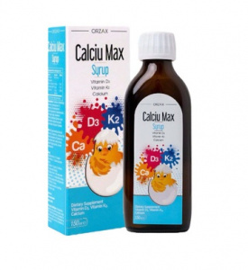 Orzax Calciu Max Syrup 150 ml / Кальций для детей
