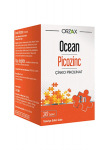 Orzax Ocean Picozinc 15 mg 30 tabs / Цинк