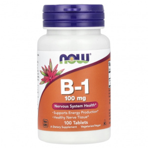 NOW B-1 100 tabs / Витамин B1 