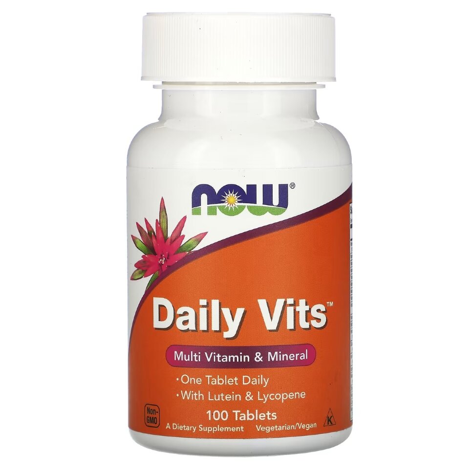Купить now daily vits 100 tabs / универсальные витамины  | Life