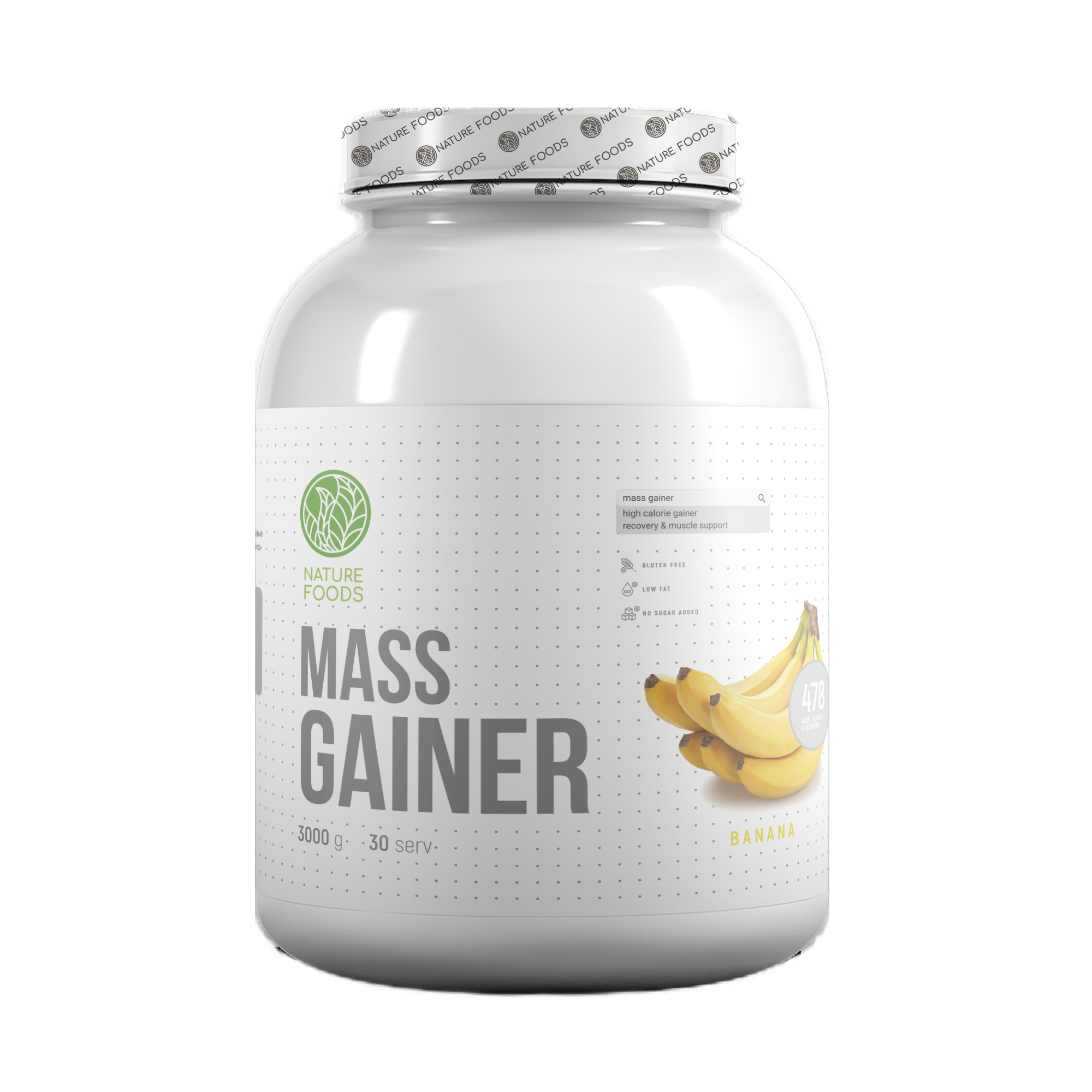 Купить nature foods mass gainer 3000 g / гейнер | Life