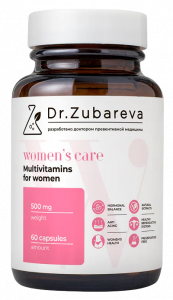 Dr.Zubareva Мультивитамины для женщин Бьютилекс 60 caps / Женские витамины 