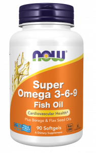 NOW Super Omega 3-6-9 1200 mg 90 caps / Омега 3-6-9*