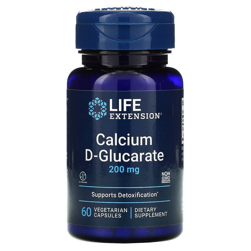 Life Extension Calcium D-Glucarate 60 caps / Кальций