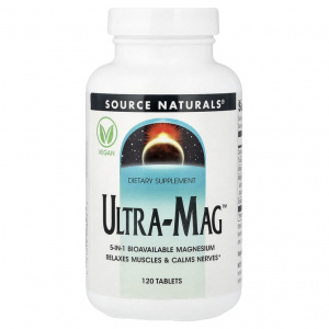 Source Naturals Ultra Mag 120 tabs / Магний