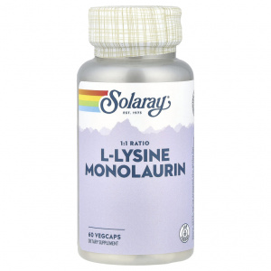 Solaray L-Lysine Monolaurin 1:1 Ratio 60 caps / Лизин