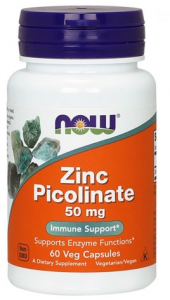 NOW Zinc Picolinate 50mg 60veg / Цинк 