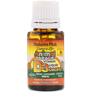 Nature's Plus Animal Parade D3 drops 10 ml / Витамин Д для детей