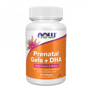 NOW Prenatal Gels + DHA 90 sgels / Витамины для беременных 