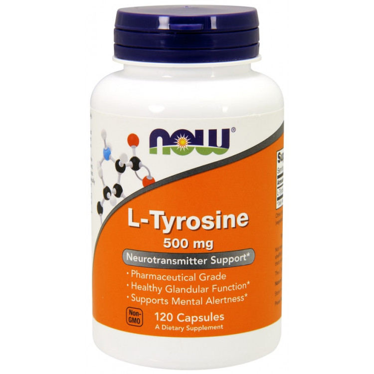 Купить now l-tyrosine 500 mg 120 caps / тирозин | Life