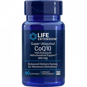 Life Extension Super Ubiquinol CoQ10 mitochondrial, 100 mg, 60 soft / Коэнзим Q10