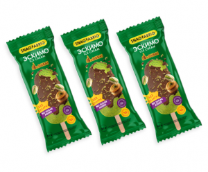 Snaq Fabriq Мороженое пломбир эскимо в шоколаде 80g / Мороженое 