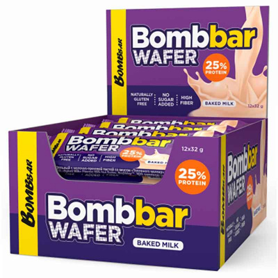 Купить bombbar wafer 32 g / вафли  | Life