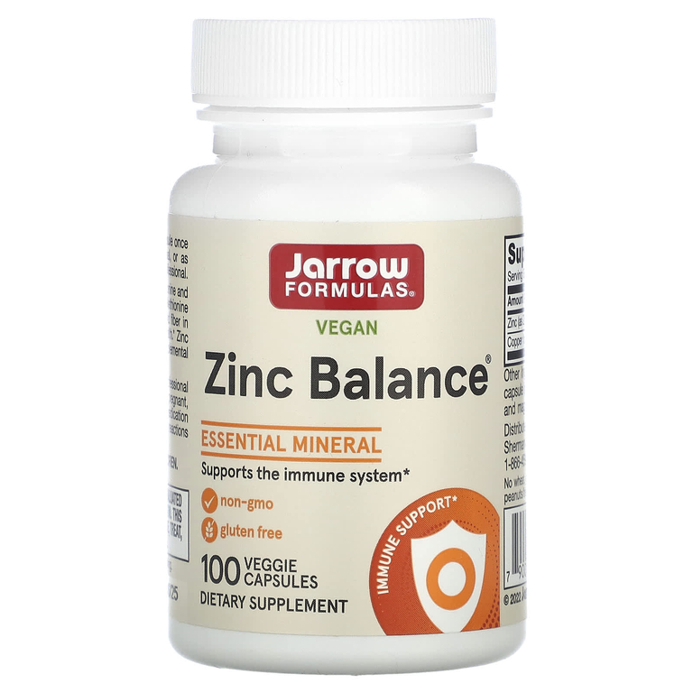 Jarrow Formulas Zinc Balance 100 caps / Цинк