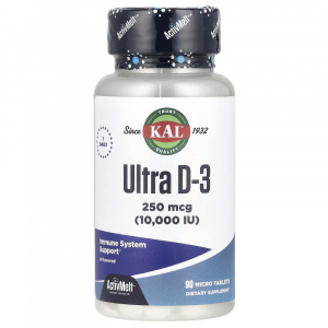 KAL Ultra D3 10000 IU 90 sgels / Витамин Д3 