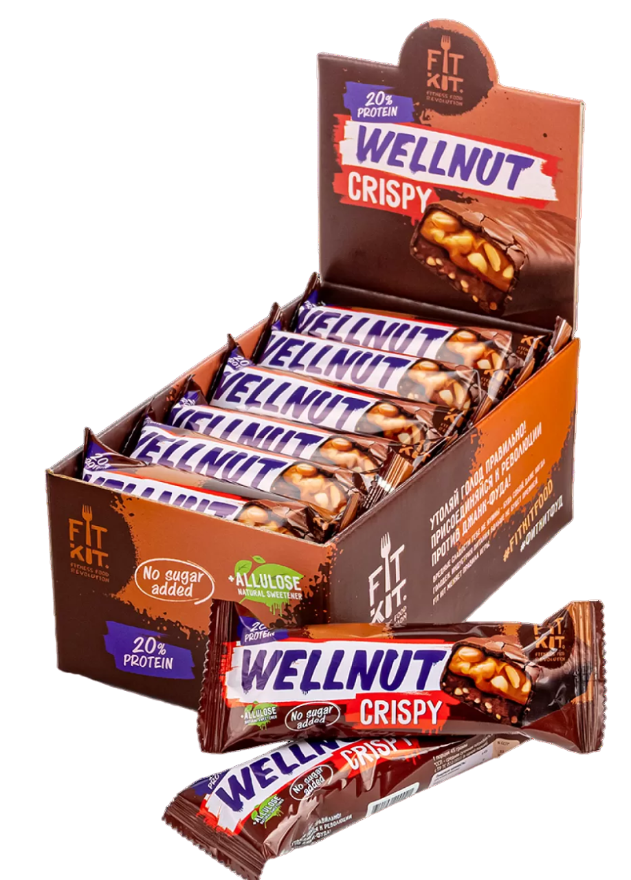 Купить fit kit wellnut 45 g / батончики  | Life