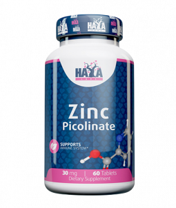 Haya Labs Zinc Picolinate 30 mg 60 tabs / Цинк