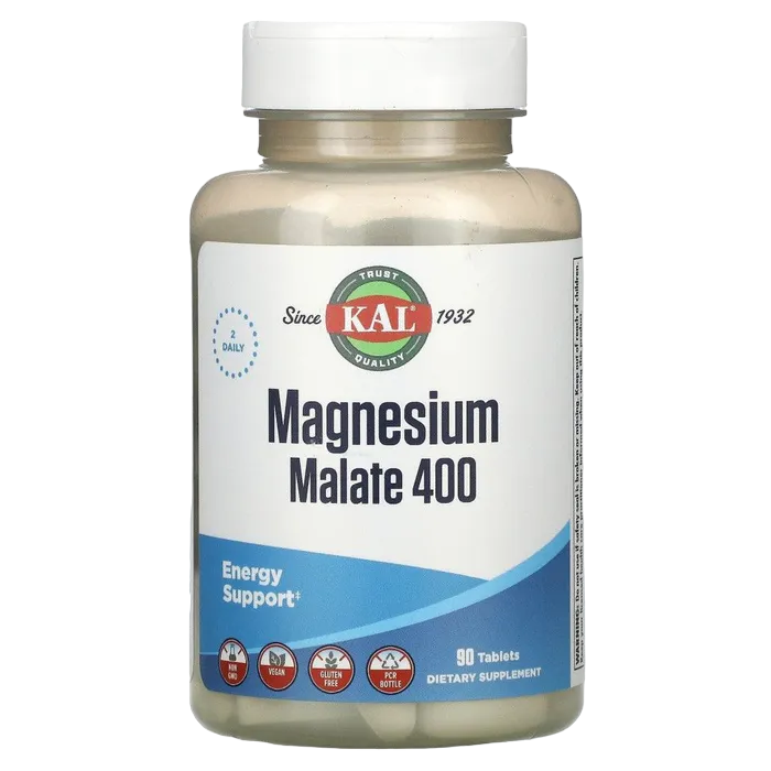 KAL Magnesium Malate 400 mg 90 tabs / Магний