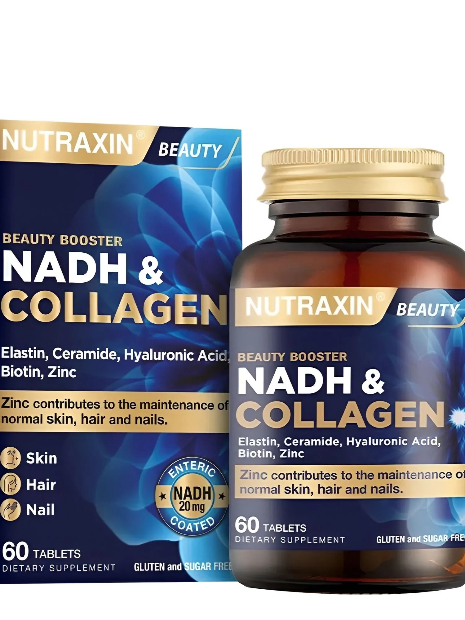 Купить nutraxin nadh & collagen 60 tabs / коллаген | Life