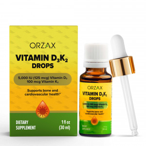 ORZAX  Vitamin D3K2 Drop 30ml / Витамина Д3 