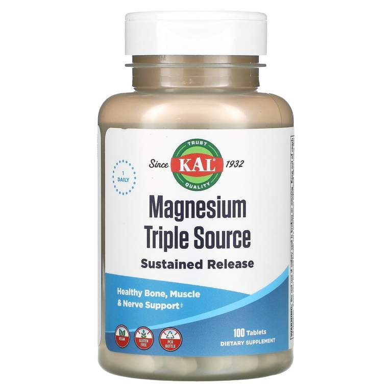 KAL Magnesium Triple Source 100 tabs / Магний