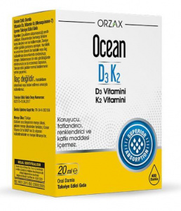 Orzax Ocean D3 1000 IU K2 11,25 mg 20 ml drop / Витамин D3 K2 