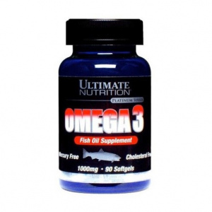 Ultimate Nutrition Ult Omega-3 90 sgels / Рыбий жир