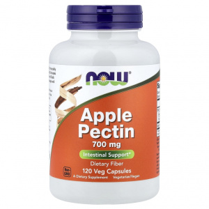 NOW Apple Pectin 700 mg 120 vcaps / Клетчатка