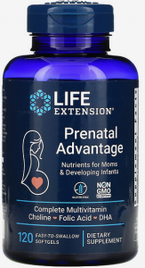 Life Extension Prenatal Advantage 120 sofgels \ Пренатал