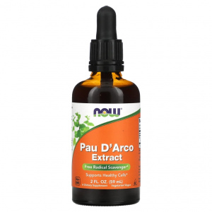 NOW Pau D'Arco Extract 60 ml / Общее укрепление организма*