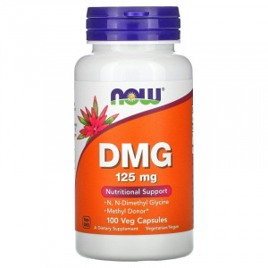 NOW DMG 125 mg 100 caps / Остальные аминокислоты