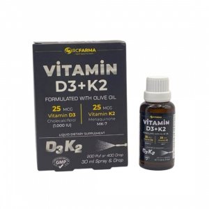 RCFarma Vitamin D3 + K2 1000 МЕ 30 ml / Витамин Д3 