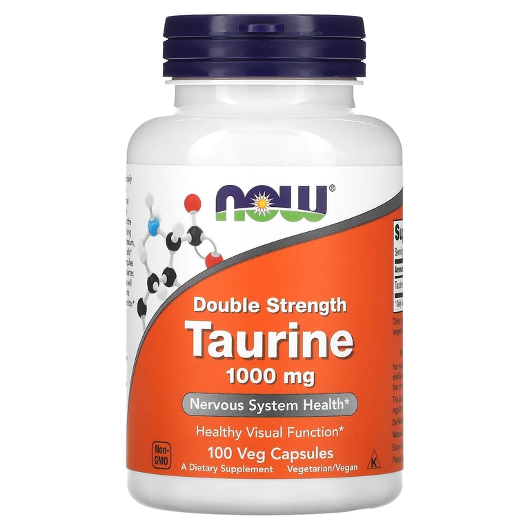 Купить now taurine 1000 mg 100 vcaps / таурин | Life