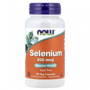 NOW Selenium 200 mcg 90 vcaps / Селен*