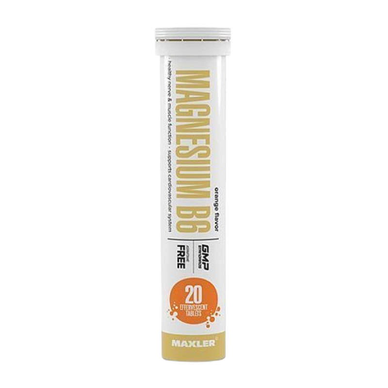 Maxler Magnesium B6 Effervescent 20 tabs / Магний