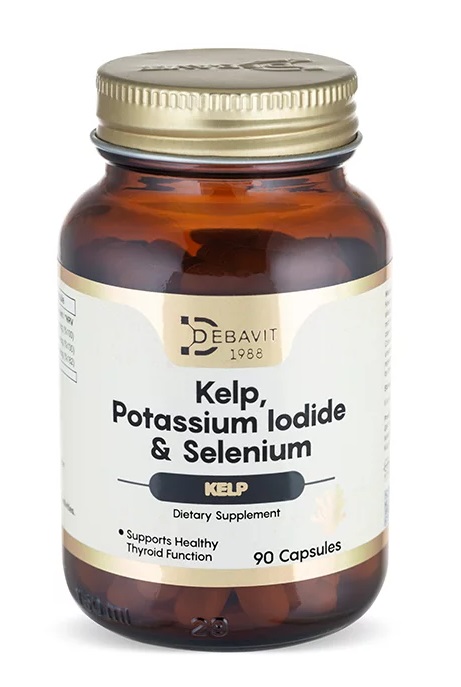 Debavit Kelp, Potassium idide & Selenium 90 caps / Йод
