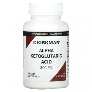 Kirkman Alpha-Ketoglutaric Acid 300 mg 100 caps / Остальные аминокислоты