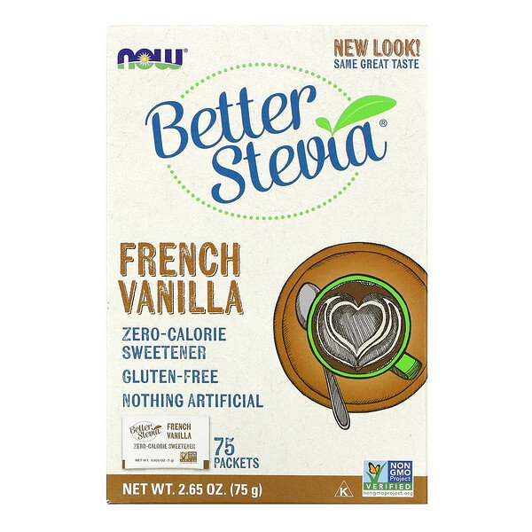 Купить now better stevia 75 packets / сахарозаменитель | Life