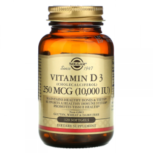 Solgar Vitamin D3 10000 IU (250 mcg) 120 sgels / Витамин Д3